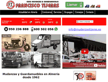 Tablet Screenshot of mudanzastijeras.es